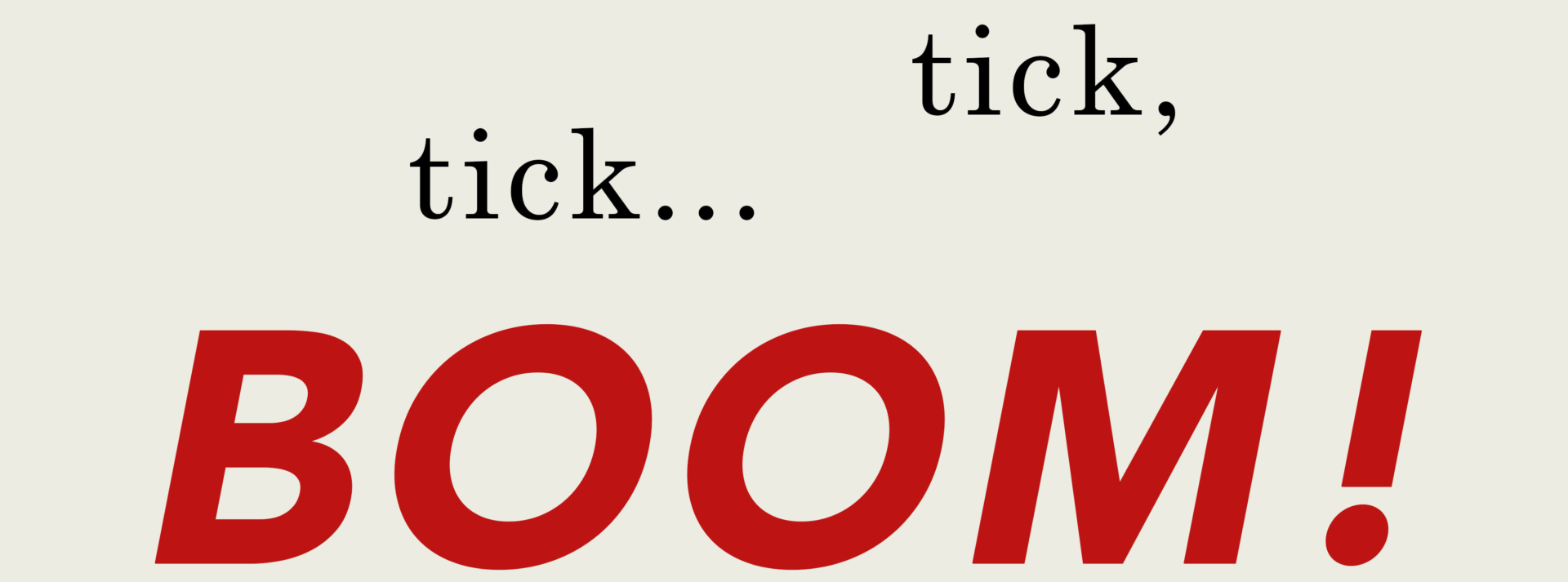 ticktick boom ticktick boom